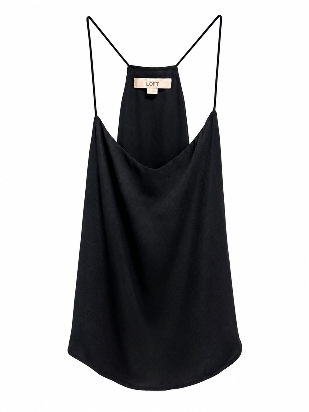 LOFT Black Cami Tank Top Size Small